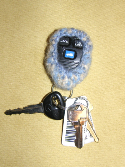 Felted Key Fob~