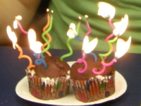 Flaming Cupcakes…