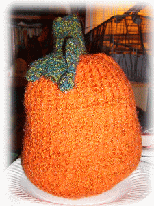 Wooly Felted Pumpkin~