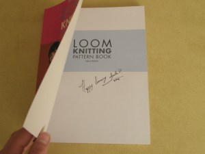 a Signed copy of the Loom Knitting Pattern Book!