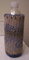 My Swirly Felted Bottle Hug...in the Freebies.