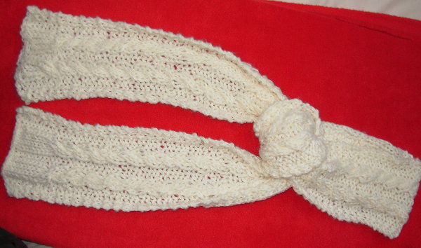 Cabled Scarf by Marilyn