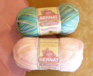 2 Skeins Bernat Softee Baby