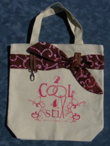 pink-brown 2 cool bag