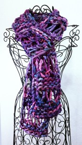 No-Twist Drop Stitch, 2 wrap 1, sm