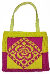 Loom Knit Garden Tote